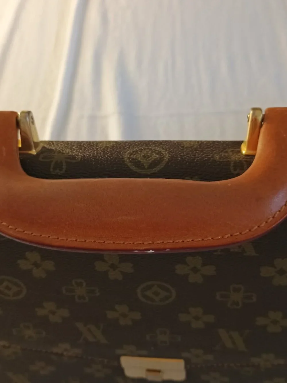 Louis Vuitton Monogram Briefcase Business Bag Portfolio Leather Hard-Sided Docum
